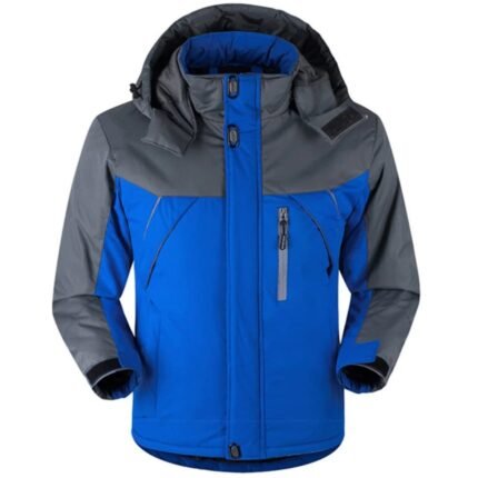Men's Winter Thick Velvet Windproof Ski Jacket