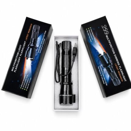 288/1101 Type 3-in-1 Rechargeable Self-Defense Tactical Flashlight